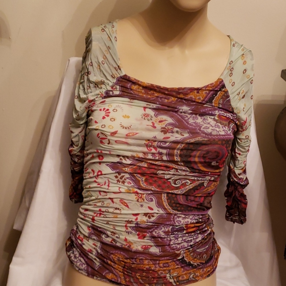 Etro Scoop Neck Ruched all Around